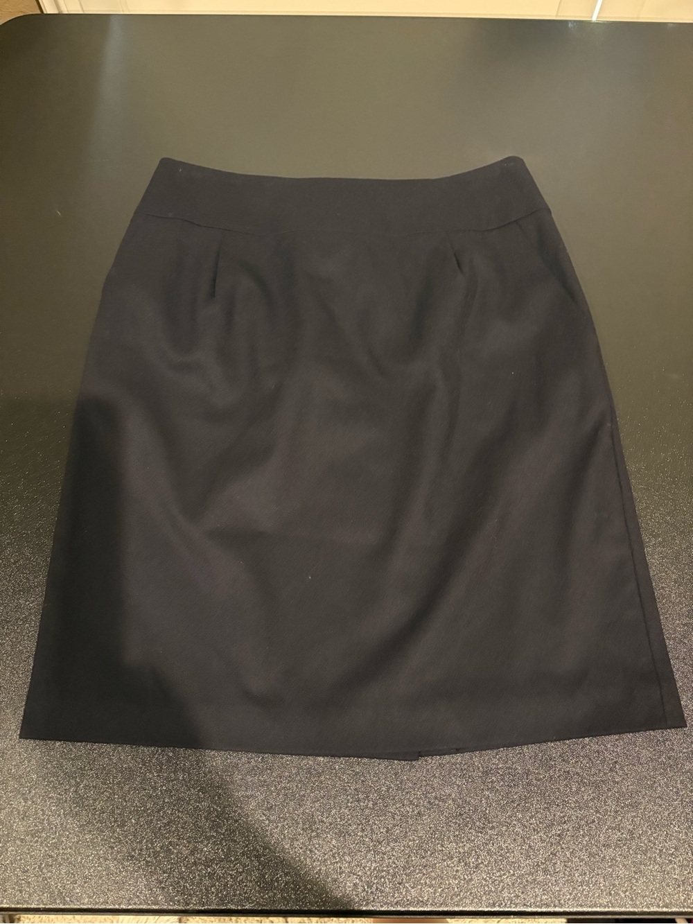 Talbots petites Classic navy  Women's A-Line Skirt